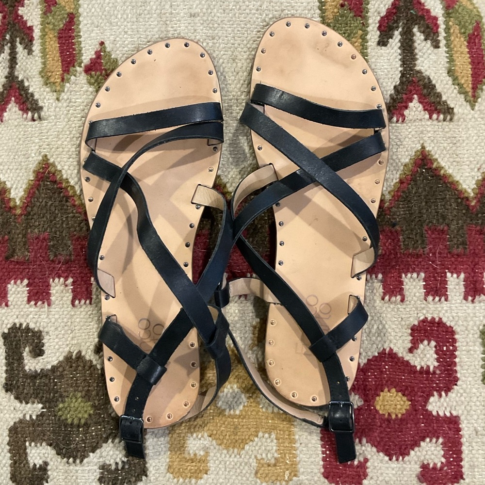 Franco Sarto Women’s  Leather Sandals Size 8